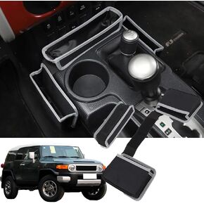 ل Toyota FJ Cruiser 2007-2021 CAR CENTER CENTOLE Side Outlet Storage Bag Bag Trunk Bag (حقيبة تخزين وحدة التحكم المركزية)