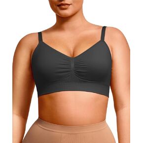 Lover-Beauty Wireless Supportive Bras for Women Full Coverage Stretch Comfort Everyday Bras with Removable Pads