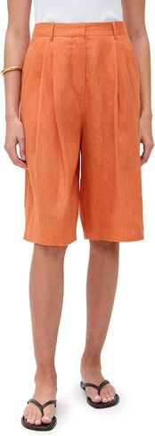 STAUD Women's Cruz Linen Shorts in Saudi Arabia
