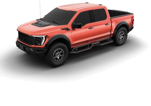 6“ Running Boards Side Steps Compatible for 2015-2022 Ford F150, Compatible for 2017-2022 Ford F250 Super Duty SuperCrew/Crew Cab 4 Full Size Doors, Two-Stair Design Nerf Bars, Black in Kuwait