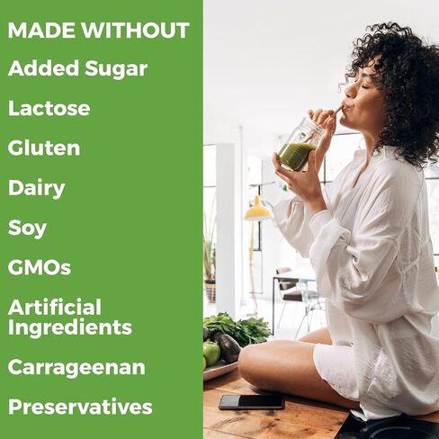 Orgain Organic Vegan Protein Powder + Greens, Vanilla Bean - 21g Plant Based Protein, 6g Prebiotic Fiber for Gut Health, Gluten Free, No Lactose Ingredients, No Sugar Added, Non-GMO - 1.94lb in Saudi Arabia