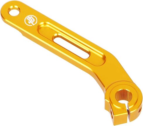 POWER JAMES Motorcycle Clutch Lever and Gear Shifter Foot Controls, Compatible with Harley Davidson Touring (Gold) in Saudi Arabia