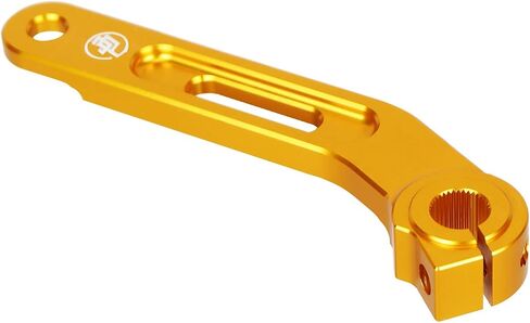 POWER JAMES Motorcycle Clutch Lever and Gear Shifter Foot Controls, Compatible with Harley Davidson Touring (Gold) in Saudi Arabia
