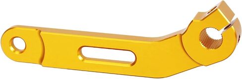 POWER JAMES Motorcycle Clutch Lever and Gear Shifter Foot Controls, Compatible with Harley Davidson Touring (Gold) in Saudi Arabia
