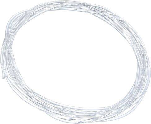 Motoforti 2mm 0.08 "5M 16.40ft Glow Glow Optic Cable Cable Car Caration Decoration Clear - Pack of 1 Long -Lasting in Kuwait