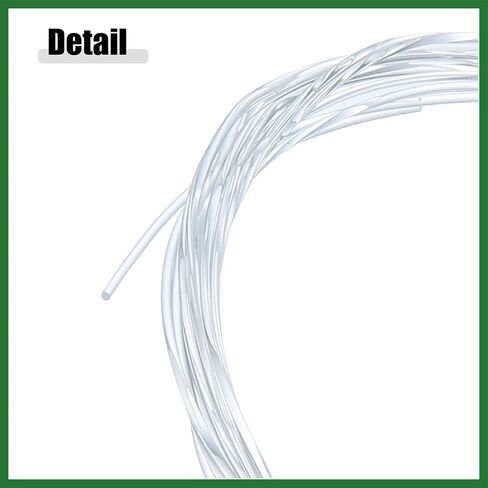 Motoforti 2mm 0.08 "5M 16.40ft Glow Glow Optic Cable Cable Car Caration Decoration Clear - Pack of 1 Long -Lasting in Kuwait