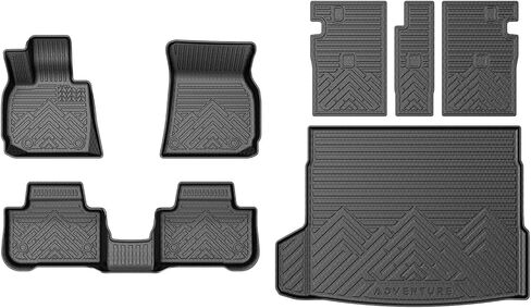 Mixsuper Floor Mats Cargo Liner for Nissan Rogue 2021-2024 All Weather 2 Row Floor Liners & Trunk Mat Set Black (Not for Nissan Rogue Sport) in Kuwait