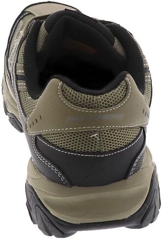 Skechers Men's Cankton Steel Toe Construction Shoe – Electrical Hazard Rated, Memory Foam, Pebble/Black, 11.5 in Saudi Arabia