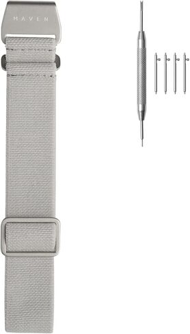 16mm 20mm Elastic Parachute Watch Bands Quick Release Watch Pins Military Replacement Watch Strap Stainless Steel Matte Hook-and-Loop for Men Women in Saudi Arabia
