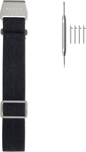 16mm 20mm Elastic Parachute Watch Bands Quick Release Watch Pins Military Replacement Watch Strap Stainless Steel Matte Hook-and-Loop for Men Women in Saudi Arabia