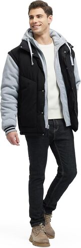 Winter Coats For Men Winter Jackets Water Resistant Warm Thicken Insulated Hooded Windproof Coat in Saudi Arabia