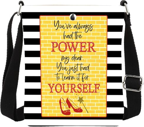 MBMSO Wizard Oz Gifts You've Always Had the Power My Dear Crossbody Bag Movie Inspired Gifts for Fans Movie Lover Sling Purse in Kuwait
