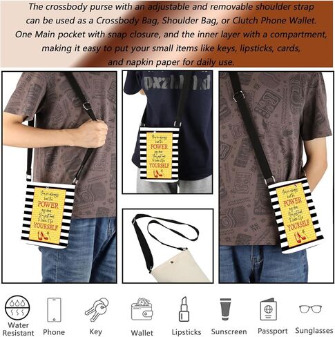 MBMSO Wizard Oz Gifts You've Always Had the Power My Dear Crossbody Bag Movie Inspired Gifts for Fans Movie Lover Sling Purse in Kuwait