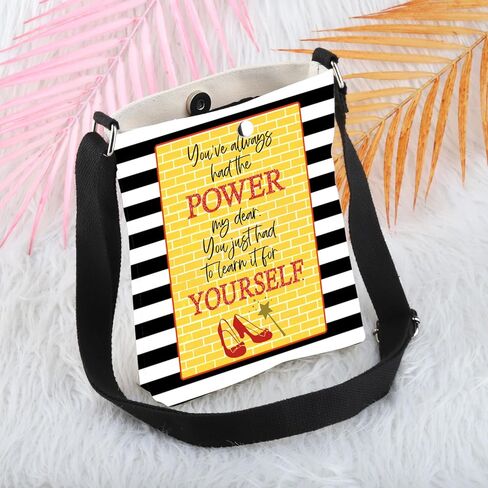 MBMSO Wizard Oz Gifts You've Always Had the Power My Dear Crossbody Bag Movie Inspired Gifts for Fans Movie Lover Sling Purse in Kuwait