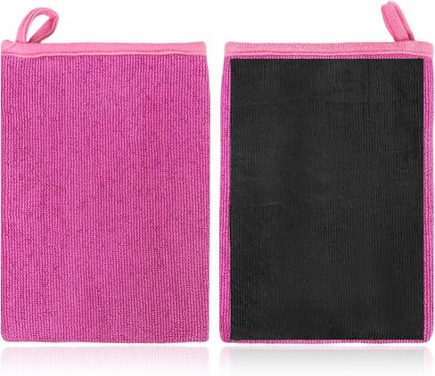2 PCS Clay Mitt, Scratch-Free Microfiber Clay Bar Alternative Mitt Car Detailing Glove, Car Cleaning & Polishing Tool Clay Eraser Mitt for Paint Glass Wheels (Blue) in Saudi Arabia