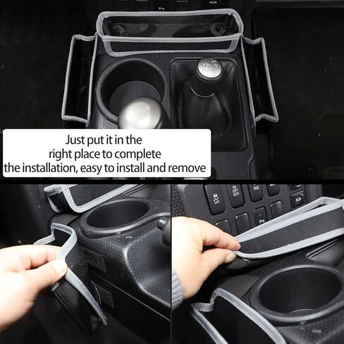 For Toyota FJ Cruiser 2007-2021 car center console side outlet storage bag trunk storage box (Center console storage bag) in Saudi Arabia