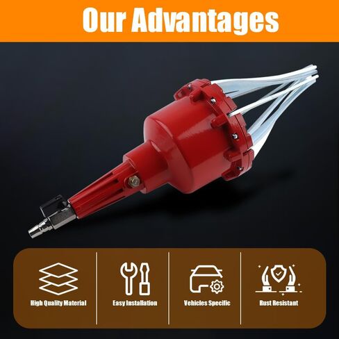 أداة تثبيت التمهيد المفصل CV Pneumatic-Fit Audi ، BMW ، Mercedes ، UTV ، ATV ، Toyota Corolla-الصلب الكربوني الثقيل ، لا توجد مطلوبة على العمود (أسود) in Kuwait