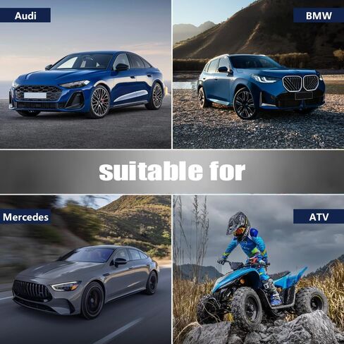 أداة تثبيت التمهيد المفصل CV Pneumatic-Fit Audi ، BMW ، Mercedes ، UTV ، ATV ، Toyota Corolla-الصلب الكربوني الثقيل ، لا توجد مطلوبة على العمود (أسود) in Kuwait