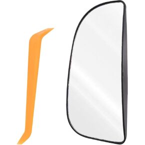 68067730AA Ram Passenger Right Side Lower Mirror Glass Replacement for 2010-2020 Dodge Ram, 1500 2500 3500 4500 5500 Towing Mirror Model, Right Pass Convex Lower Accessories Glass with Removal Tool