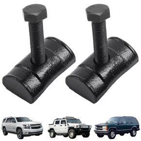 2 PCS Torsion Bar Key Adjuster Block Nuts with Bolts for Chevy Silverado Suburban Tahoe Avalanche GMC Sierra Cadillac Escalade Oldsmobile Jimmy Replaces# 11561233 15530026