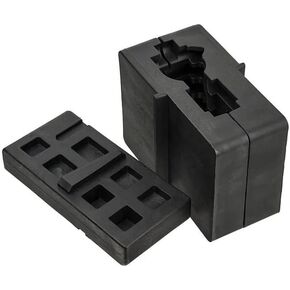 Unique Metals Sleek Black Nylon Reinforced Desk Organizer Block – Multifunctional Tool Holder for Automotive Replacement Parts