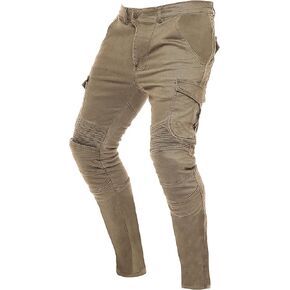 Juicy Trendz Men's Motorcycle Riding Jeans – Motocross Motorbike Pants with CE Certified Armor Knee & Hip Protection