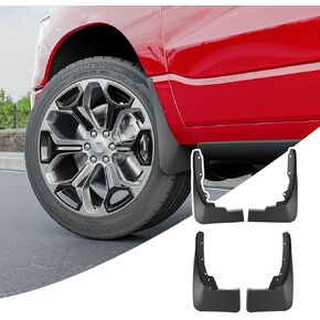 واقي Splash متوافق مع 2019-2025 Dodge RAM 1500 MUD FLAP ABS 4PCS استبدال Mudguard الأمامي والخلفي لعام 2019-2025 Dodge RAM 1500 ملحقات