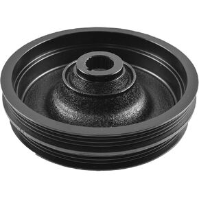 TRQ Harmonic Balancer Dampener Crank Pulley Compatible with 96-00 Civic EL 3-belt 1.6L SOHC