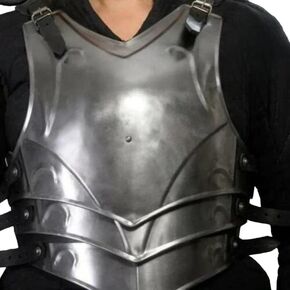 NauticalMart LARP Medieval Steel Armor Full Cuirass (Breastplate and Back Plate)