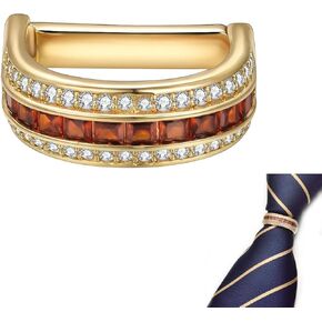 مقطع ربطة عنق الفضة الذهب للرجال لعلاقات عادية Zirconia Zirconia Tie Clasp Business Wedding Neckties Clim