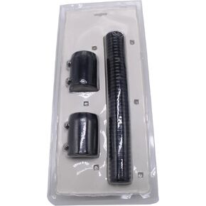 12 "Universal Stains Stefless Bradiator Kit K72801bk أسود متوافق مع Chevy/Ford