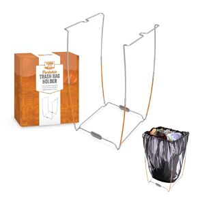 Yukon Glory™ Trash Bag Holder | Stainless Steel Support Stand | Camping Bag Holder | Collapsible Trash Bag Organizer | Includes Carry Bag | 13 Gallon Plastic Bag Holder