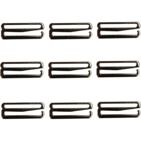 Mahavimoksa 50pcs 25mm/1 بوصة الاستبدال المعدني حزام الشريحة خطاف السنانير البرازي