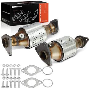 A-Premium Front 2-PC Catalytic Converter Kit Direct-Fit Compatible with Nissan Frontier 2005-2019, Pathfinder 2005-2012, NV1500, NV2500, NV3500, Xterra & Suzuki Equator, 4.0L, EPA Compliant