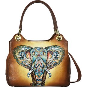 Anuschka Satchel with Crossbody Strap-708
