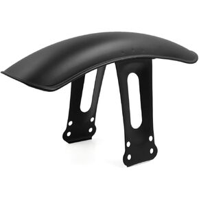 uxcell Black Metal Motorcycle Front Fender guard Splash Guard for Honda CG125
