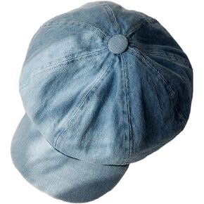 ZLSLZ النسائية الرجعية ذروة Ivy Newsboy Paperboy Gatsby Cabbie Cap Cap Hats (633lblue)