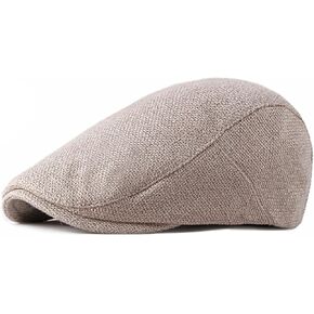 FREEBIRD99 Mens Newsboy Gatsby Flat Cap Solid Hunting Cabbie Driving Ivy Irish Hat