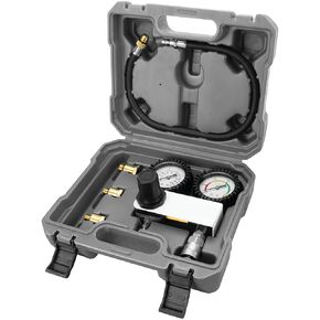 Performance Tool W89747 Digital Compression Tester - Accurate Diagnosis for Engine Performance, 300 PSI Gauge, Quick Disconnect Fitting, Stepped Adapters, Auto Shut-Off, Battery Included