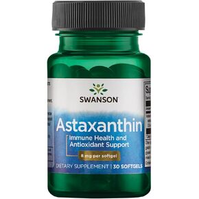 Swanson High Potency Astaxanthin 8 Milligrams 30 Sgels