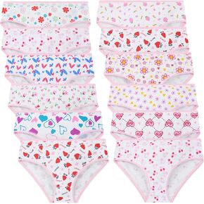 الفتيات موجز الأطفال ملابس داخلية ناعمة سراويل داخلية للقطن القطن undies 12 حزمة