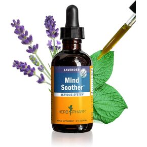 Herb Pharm Anxiety Soother Liquid Herbal Formula with Kava Extract and Lavender Essential Oil for Mild and Occasional Anxiety Support* - 2 Ounce