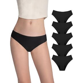 Period Underwear for Teens Seamless Leakproof Girls Period Panties 5-Pack