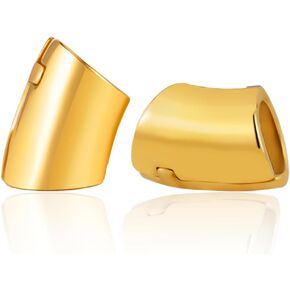 Vankula 2PCS Click Ear Lobe Cuff 316 Stainless Steel Ear Plugs Gauges Tunnels Piercing Expander Stretchers Fashion Body Jewelry