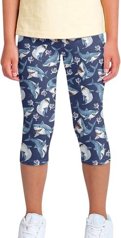 Renewold Girls' Leggings Girls Capri Leggings Yoga Pants Dance Trousers Clothing in Saudi Arabia