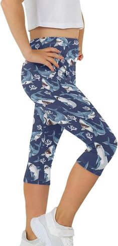 Renewold Girls' Leggings Girls Capri Leggings Yoga Pants Dance Trousers Clothing in Saudi Arabia
