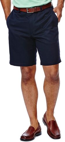 Haggar Men's Cool 18 Classic Fit Expandable Waist Short Regular and Big & Tall Sizes in Saudi Arabia