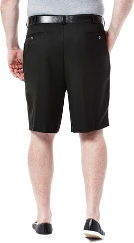 Haggar Men's Cool 18 Classic Fit Expandable Waist Short Regular and Big & Tall Sizes in Saudi Arabia