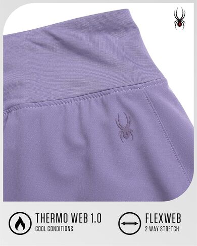 Spyder Womens Skort - Athletic Stretch Mini Skorts for Women - Performance Skirt with Built in Shorts for Golf and Tennis in Saudi Arabia