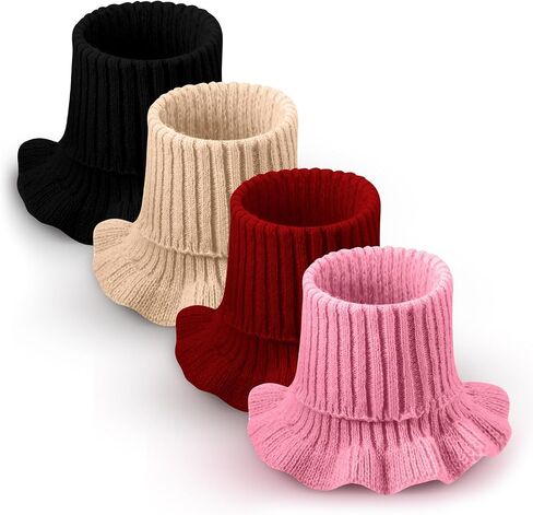JenPen Winter Fake Turtleneck for Women Dickey Collar Knitted Detachable Half Top Mock High Turtleneck Neck Warm Faux Collar in Saudi Arabia